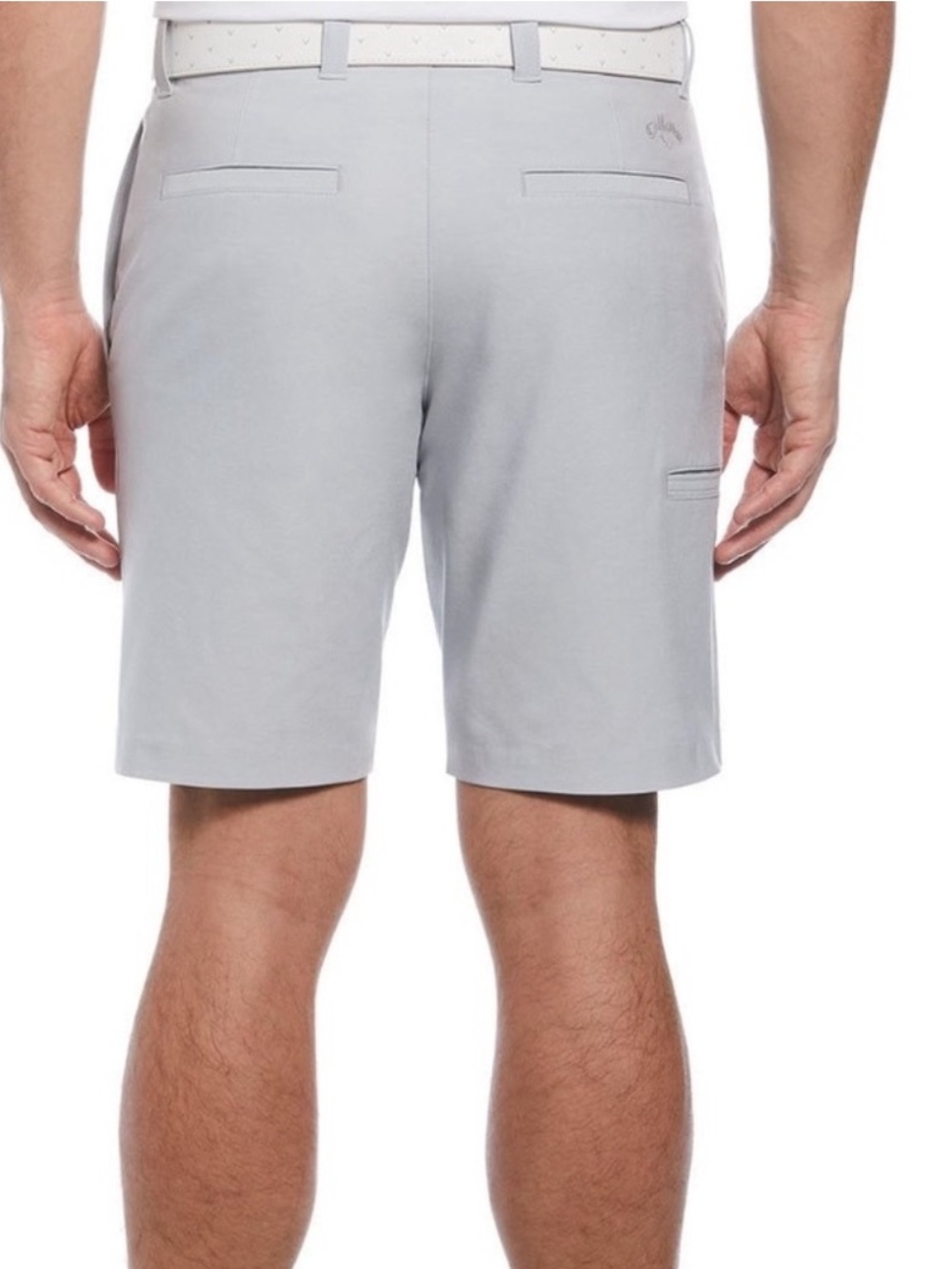 Callaway Men's Gray Flat Front Shorts Pearl grey